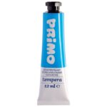 BOJA TEMPERA 12ML ALUMINIJSKA TUBA PK5 PRIMO 440TRA501 PLAVA CYAN BLISTER - Image 2
