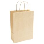 VREĆICE UKRASNE NATRON 22X31X10 CM PLETENE RUČKE PK50 DUGA SMEĐE