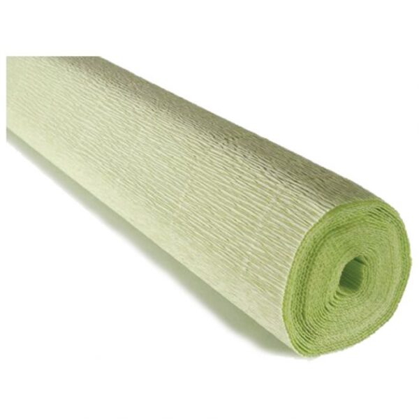 PAPIR KREP 180G 50X250 CM CARTOTECNICA ROSSI 566 SVIJETLOZELENI