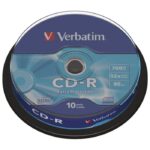 CD-R 700/80 52X SPINDL EXTRA PROTECTION PK10 VERBATIM 43437