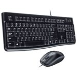 TIPKOVNICA  PLUS  MIŠ MK120 DESKTOP LOGITECH (HR ZNAKOVI) CRNA