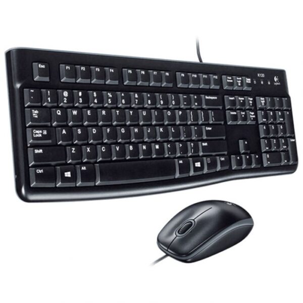 TIPKOVNICA  PLUS  MIŠ MK120 DESKTOP LOGITECH (HR ZNAKOVI) CRNA
