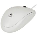 MIŠ USB 3TIPKE OPTIČKI ŽIČNI B100 LOGITECH BIJELI