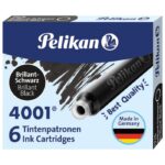 TINTA ZA NALIVPERO PATRONE PK6 4001 PELIKAN 301218 (100401546) CRNA