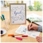 NALIVPERO ZA KALIGRAFIJU 3,8 MM SET PARALLEL PEN PILOT FP3-38-SSN SIVO/ZELENO - Image 7