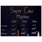 MARKER PERMANENTNI 2-4 MM KLINASTI VRH SUPER COLOR PILOT SC-S-B SREBRNI - Image 2