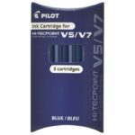 ROLER 0,7 MM HI-TECPOINT V7 CARTRIDGE BEGREEN PILOT BXC-V7-BG PLAVI - SET REFILA GRATIS * DO ISTEKA ZALIHA - Image 2