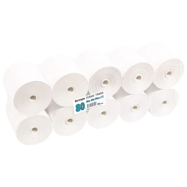 ROLA TERMO 80 MMX50M PK10 FORNAX