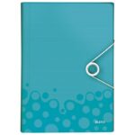 MAPA ZA KUĆNI BUDŽET  6 PREGRADA S GUMICOM PP WOW LEITZ 45890151 TIRKIZNA