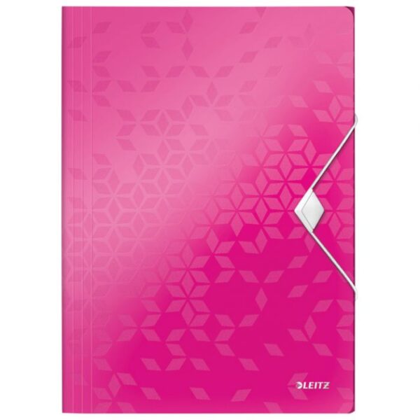 FASCIKL KLAPA S GUMICOM PP A4 WOW LEITZ 45990123 ROZI