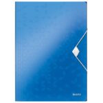 FASCIKL KLAPA S GUMICOM PP A4 WOW LEITZ 45990136 PLAVI