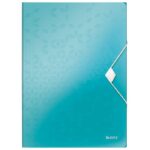 FASCIKL KLAPA S GUMICOM PP A4 WOW LEITZ 45990151 TIRKIZ
