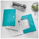 FASCIKL KLAPA S GUMICOM PP A4 WOW LEITZ 45990151 TIRKIZ - Image 2