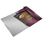 FASCIKL KLAPA S GUMICOM PP A4 STYLE LEITZ 39770028 BORDO - Image 2