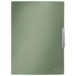 FASCIKL KLAPA S GUMICOM PP A4 STYLE LEITZ 39770053 METALIK ZELENI