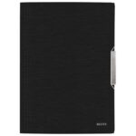 FASCIKL KLAPA S GUMICOM PP A4 STYLE LEITZ 39770094 CRNI