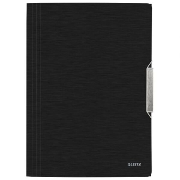 FASCIKL KLAPA S GUMICOM PP A4 STYLE LEITZ 39770094 CRNI