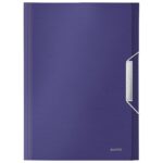 MAPA ZA KUĆNI BUDŽET  6 PREGRADA S GUMICOM PP STYLE LEITZ 39570069 TAMNOPLAVA