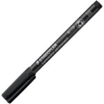 MARKER PERMANENTNI 1 MM RECIKLIRANI LUMOCOLOR STAEDTLER 317-9 CRNI - Image 2