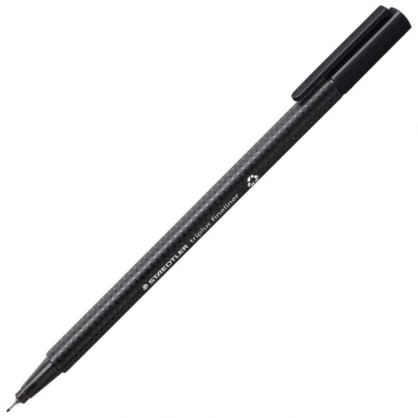 FLOMASTER FINELINER 0,3 MM TRIPLUS STAEDTLER 334-9 CRNI
