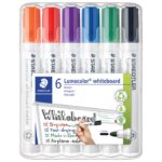 MARKER ZA BIJELU PLOČU 2 MM PK6 RECIKLIRANI LUMOCOLOR STAEDTLER 351 WP6
