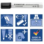 MARKER ZA BIJELU PLOČU 2 MM RECIKLIRANI LUMOCOLOR STAEDTLER 351-9 CRNI - Image 3