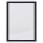 PLOČA OGLASNA MAGNETNA-STAKLENA KRILNA VRATA  75,2X69,2X3,7 CM NOBO 1902558 BIJELA