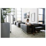 PLOČA OGLASNA MAGNETNA-STAKLENA KRILNA VRATA  75,2X69,2X3,7 CM NOBO 1902558 BIJELA - Image 2