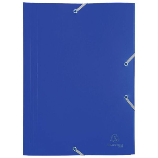 FASCIKL KLAPA S GUMICOM PP A4 EXACOMPTA 55902E PLAVI
