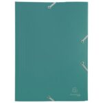 FASCIKL KLAPA S GUMICOM PP A4 EXACOMPTA 55903E ZELENI