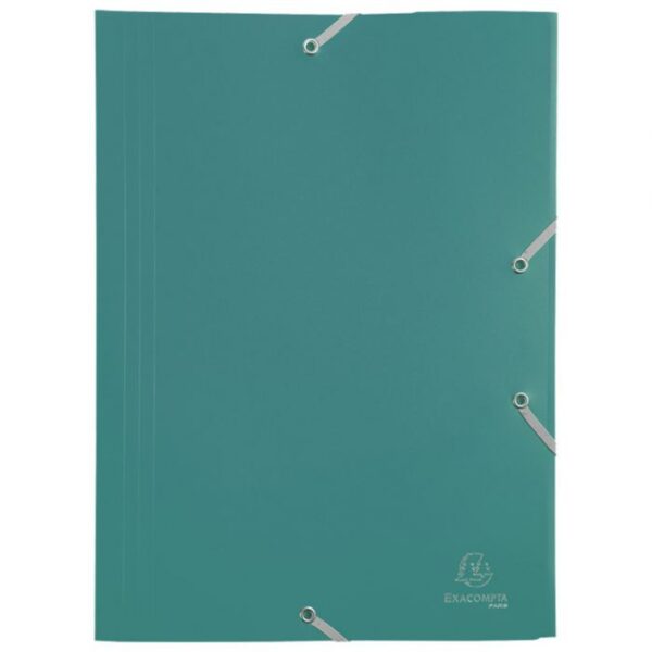 FASCIKL KLAPA S GUMICOM PP A4 EXACOMPTA 55903E ZELENI