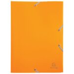FASCIKL KLAPA S GUMICOM PP A4 EXACOMPTA 55909E NARANČASTO-ŽUTI