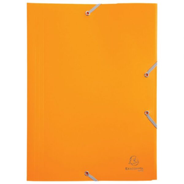 FASCIKL KLAPA S GUMICOM PP A4 EXACOMPTA 55909E NARANČASTO-ŽUTI