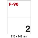 ETIKETE ILK 210X148 MM PK100L FORNAX F-90