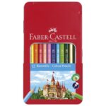 BOJE DRVENE  12BOJA METALNA KUTIJA FABER-CASTELL 115801