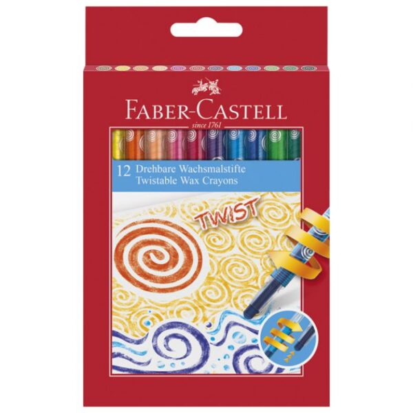 BOJE VOŠTANE 12BOJA KARTONSKA KUTIJA OKRETNE FABER-CASTELL 120003 BLISTER * DO ISTEKA ZALIHA