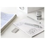 ŠILJILO PVC S PVC KUTIJOM 3RUPE GRIP 2001 TRIO FABER-CASTELL 183800 SREBRNO - Image 2