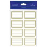 ETIKETE ŠKOLSKE 8/1X5 LINIJE SORTIRANO