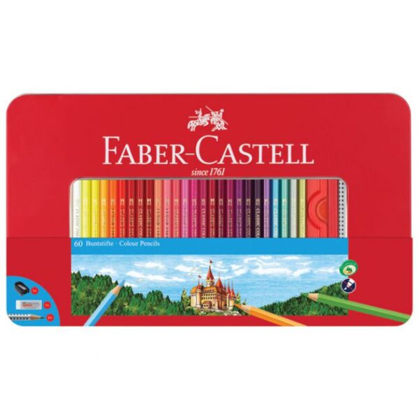 BOJE DRVENE  60BOJA METALNA KUTIJA FABER-CASTELL 115894