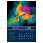 KALENDAR &QUOT;IGRE PRIRODE 2026&QUOT; 13 LISTOVA, SPIRALA - Image 7