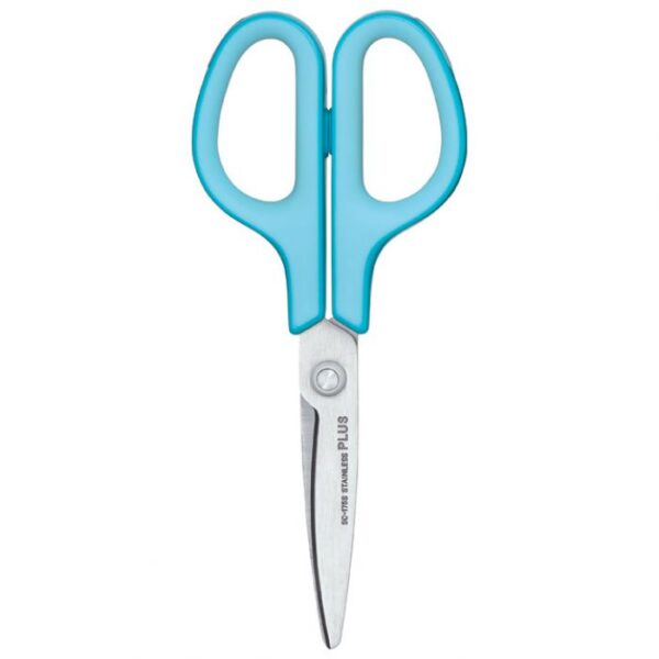 ŠKARE UREDSKE 17,5 CM NEHRĐAJUĆI ČELIK FITCUT CURVE SC-175S PLUS.35052 SVIJETLOPLAVE BLISTER