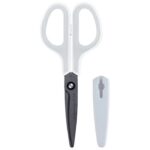 ŠKARE UREDSKE 17,5 CM PREMAZANE FLUOROM FITCUT CURVE SC-175SF PLUS.35056 BIJELO/SIVE BLISTER - Image 2