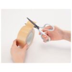 ŠKARE UREDSKE 17,5 CM PREMAZANE FLUOROM FITCUT CURVE SC-175SF PLUS.35056 BIJELO/SIVE BLISTER - Image 3