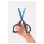 ŠKARE UREDSKE 17,5 CM-TITANIJ FITCUT CURVE PREMIUM SC175STN PLUS.35057 TAMNOPLAVE BLISTER - Image 6