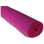 PAPIR KREP 180G 50X250 CM CARTOTECNICA ROSSI 572 FUKSIJA