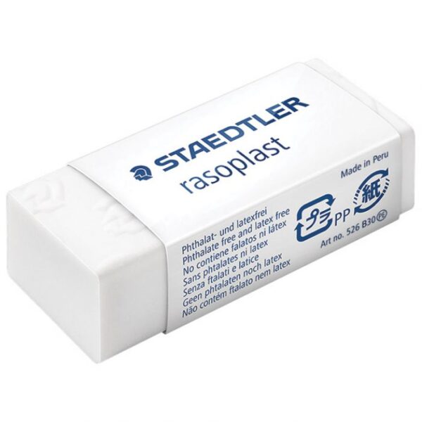 GUMICA RASOPLAST STAEDTLER 526 B30 BIJELA-KOMAD