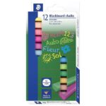 KREDA ŠKOLSKA ČETVRTASTA BESPRAŠNA FI-12 MM PK12 STAEDTLER 2360 SORTIRANO BLISTER