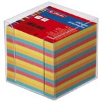 BLOK KOCKA PVC  9X9X9 CM S PAPIROM U BOJI HERLITZ 1600253