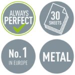 BUŠAČ 2 RUPE DO  30 LISTOVA LEITZ 50080085 SIVI - Image 5