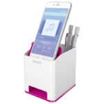 ČAŠA ZA OLOVKE PVC ČETVRTASTA WOW LEITZ 53631023 BIJELA/ROZA - Image 2